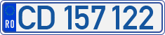 License plate of Romania, Diplomatic