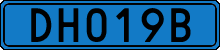 License plate of Sweden, Diplomatic