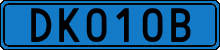 License plate of Sweden, Diplomatic