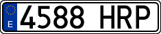 License plates of Spain, Ordinary (2000)