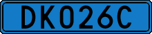 License plate of Sweden, Diplomatic