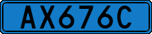 License plate of Sweden, Diplomatic