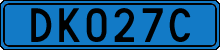 License plate of Sweden, Diplomatic