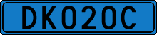 License plate of Sweden, Diplomatic