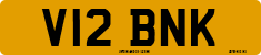 License plate of the United Kingdom, 1983 year system