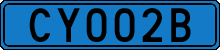 License plate of Sweden, Diplomatic