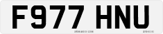 License plate of the United Kingdom, 1983 year system