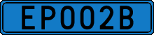 License plate of Sweden, Diplomatic