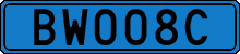License plate of Sweden, Diplomatic