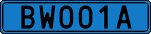 License plate of Sweden, Diplomatic