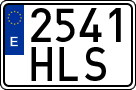 License plates of Spain, Ordinary (2000)