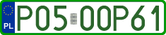 License plates of Poland, Professional plates