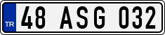 License plate of Turkey, Regular plates