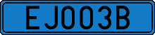 License plate of Sweden, Diplomatic