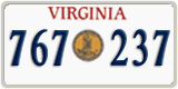 Virginia, Great Seal (123 456)