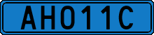License plate of Sweden, Diplomatic