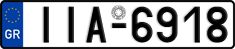 License plate of Greece, Cars