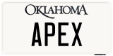 Oklahoma, Vanity Plates