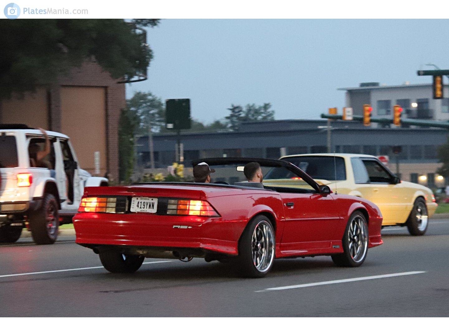419YWN, Chevrolet Camaro 3rd gen Convertible (F III), 1986–1992