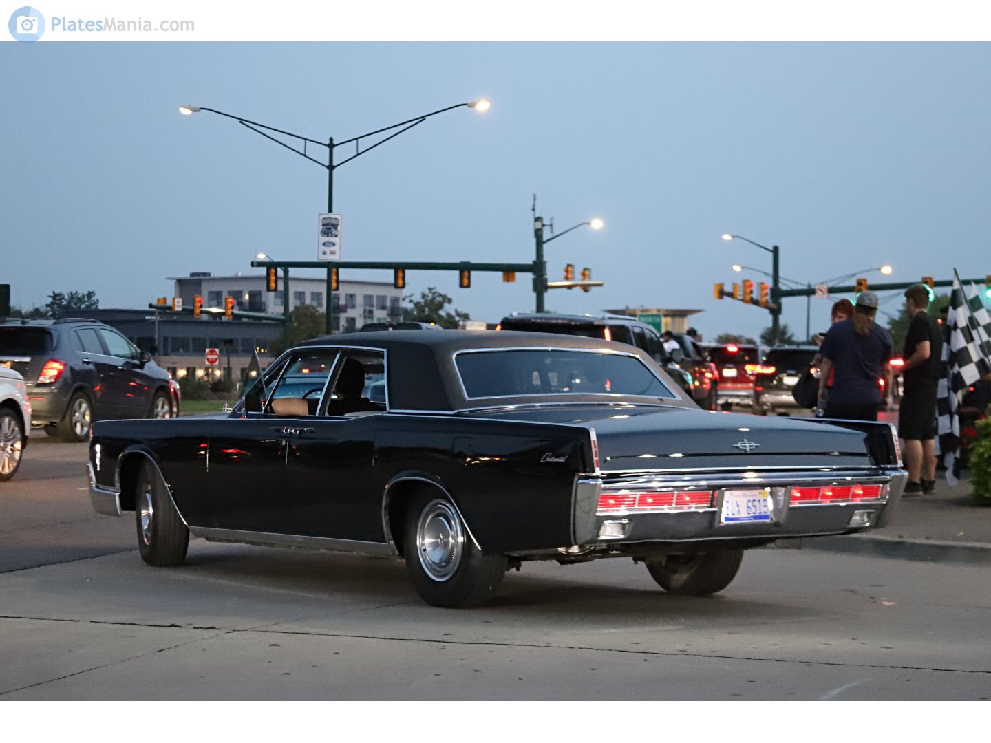 ELX 6519, Lincoln Continental 4th gen 1966/1967 4-door Sedan (53A), 4th facelift, 1965–1967