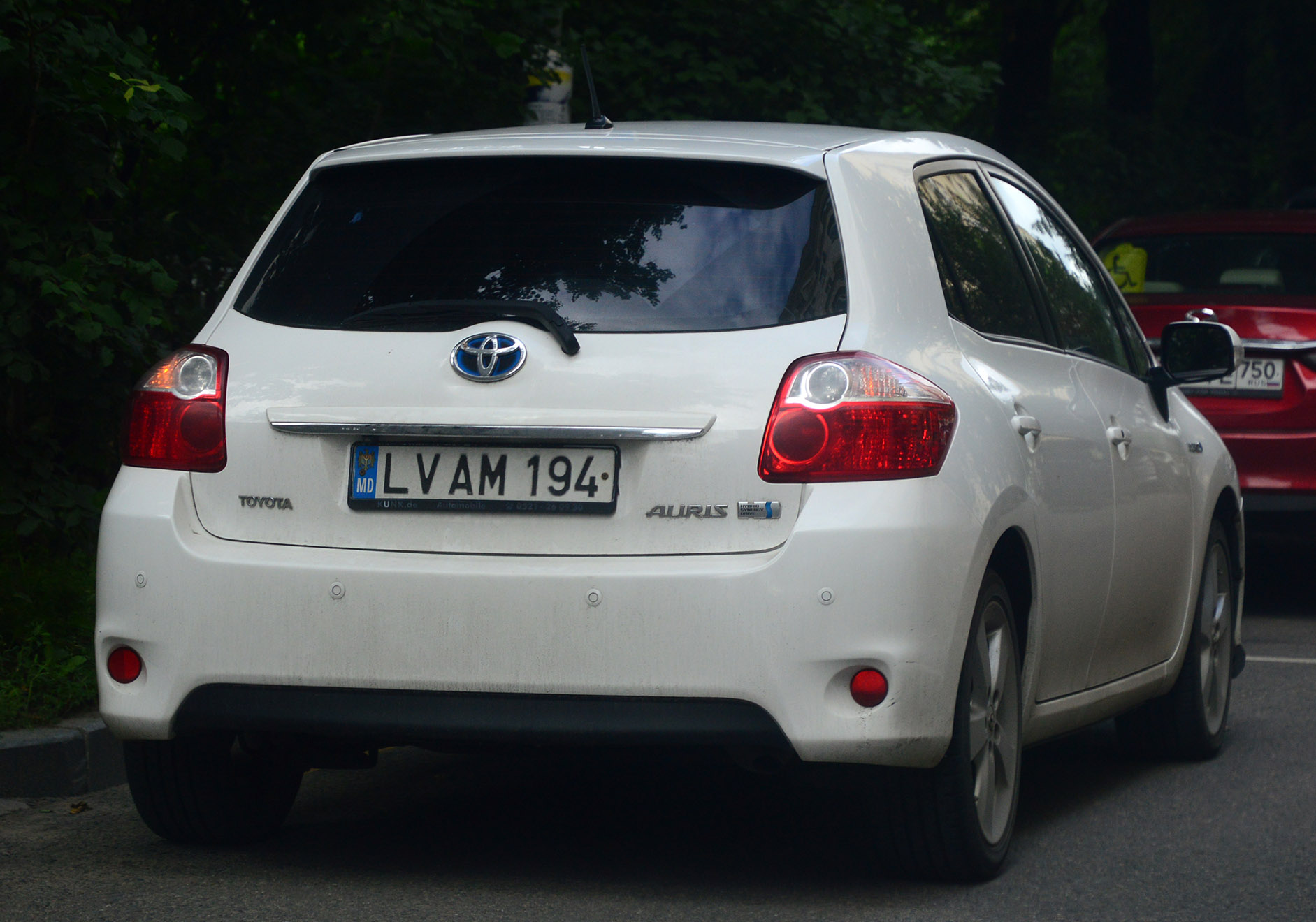 LV AM 194, Toyota Auris 1st gen 5-door Hatch (E150), facelift, 2009–2012