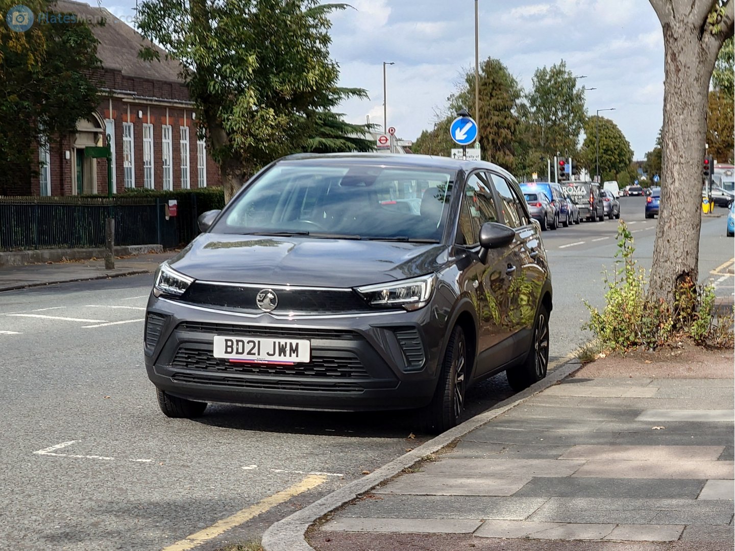 BD21JWM, Vauxhall Crossland 1st gen (P17; P2QO), facelift, 2020–2024