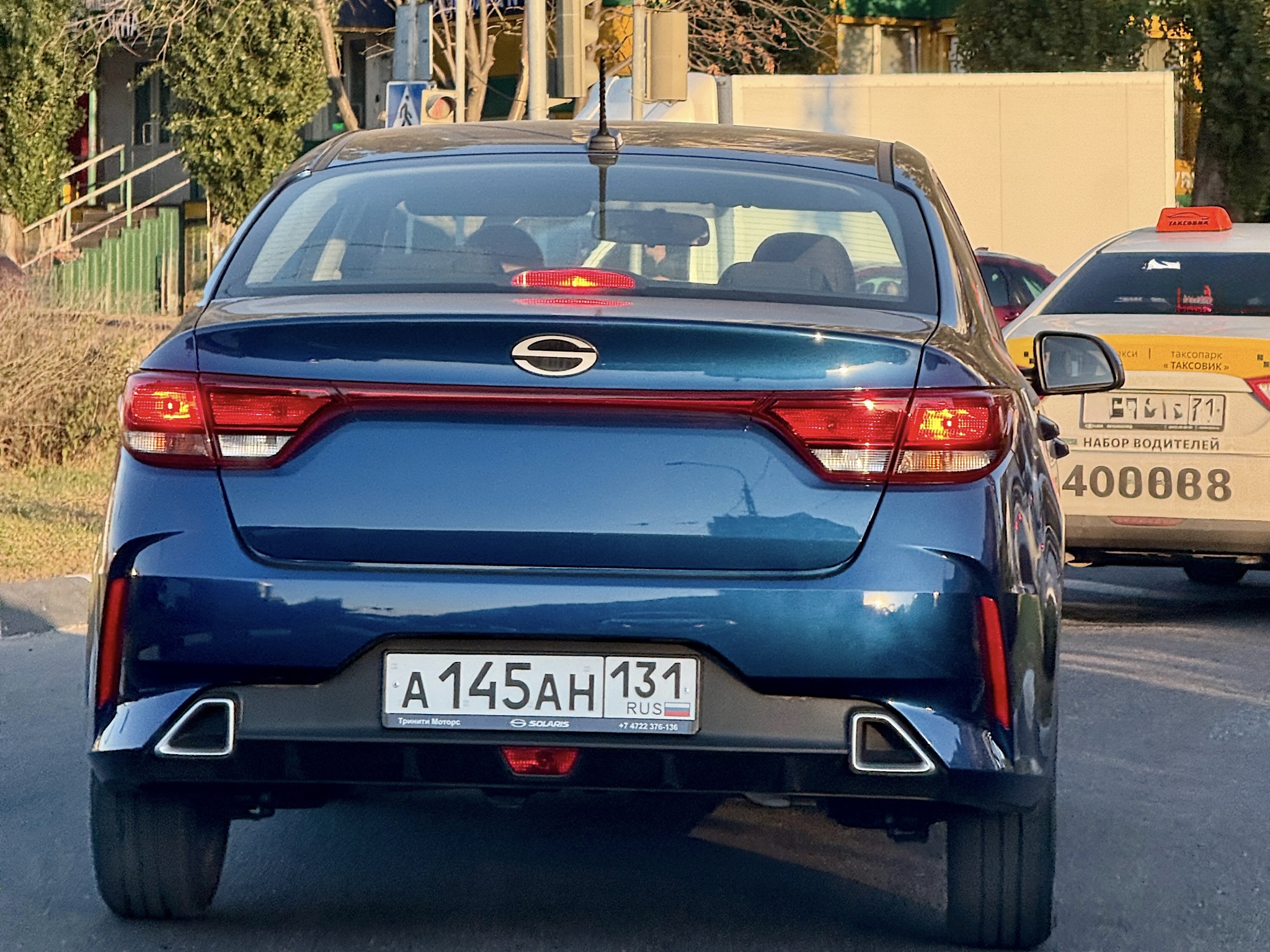 а 145 ан 131, Kia Rio 4th gen Sedan (FB; CIS-market), facelift, 2020–2022 (Solaris KRS for RU-market since 2024)