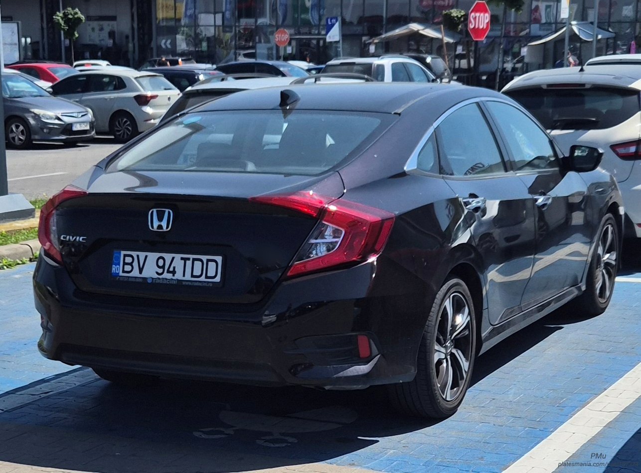 BV 94 TDD, Honda Civic 10th gen Sedan (FC), 2015–2022