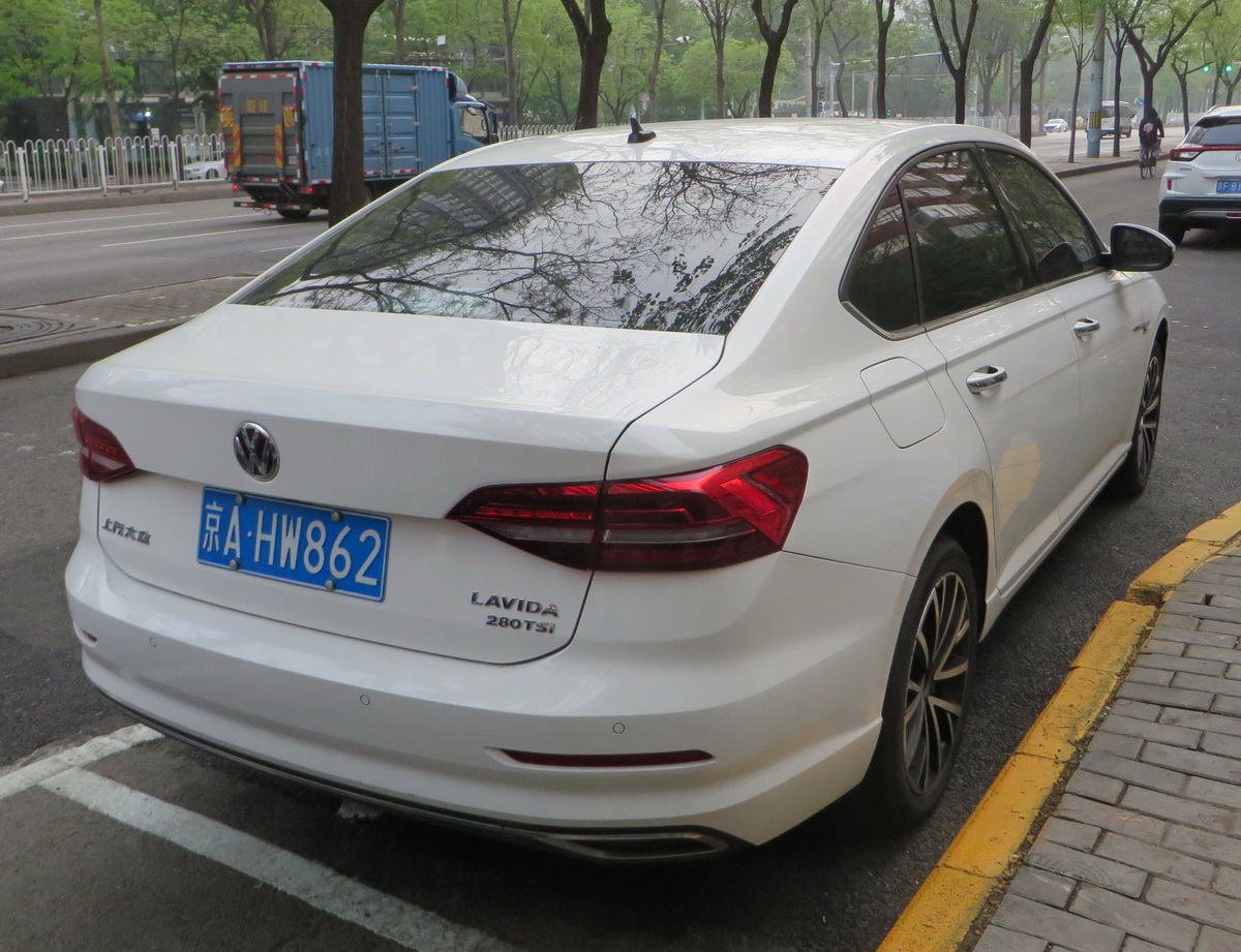 京A·HW862, Volkswagen Lavida 3rd gen (Plus) Sedan (186), 2018–