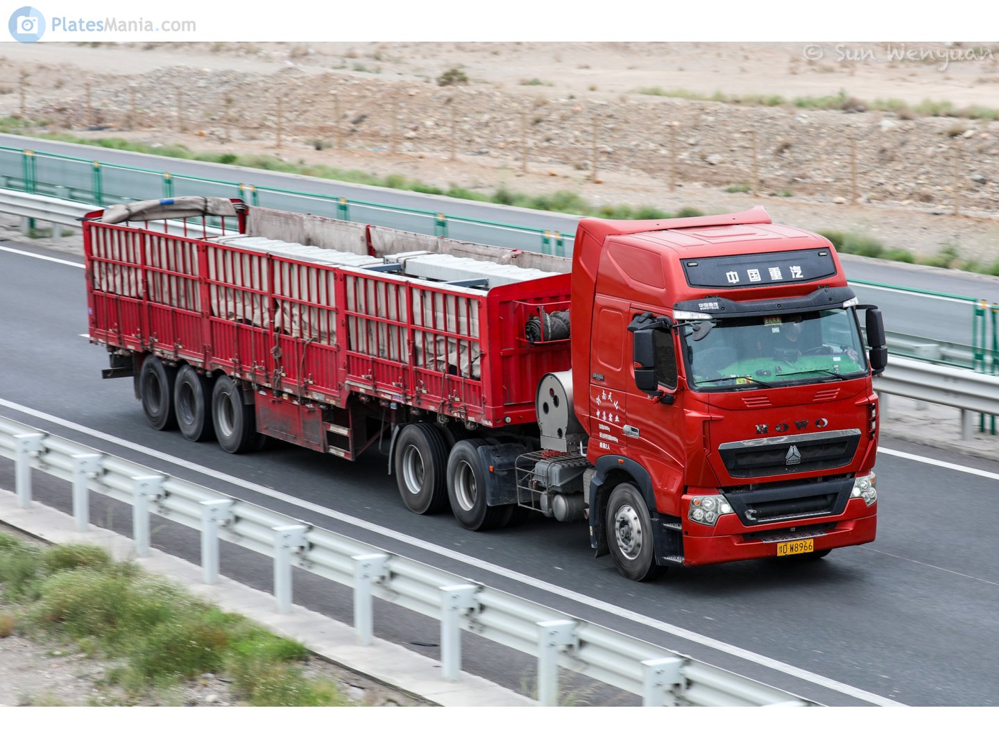 豫D·W8966, CNHTC (Sinotruk) Howo / Sitrak G/T-Series G5M/T6G/T7H, 2011–