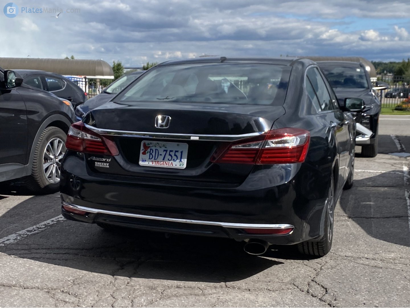 BD-7551, Honda Accord 9th gen Sedan (CR), facelift, 2015­–2020 (–2017 for US-market)