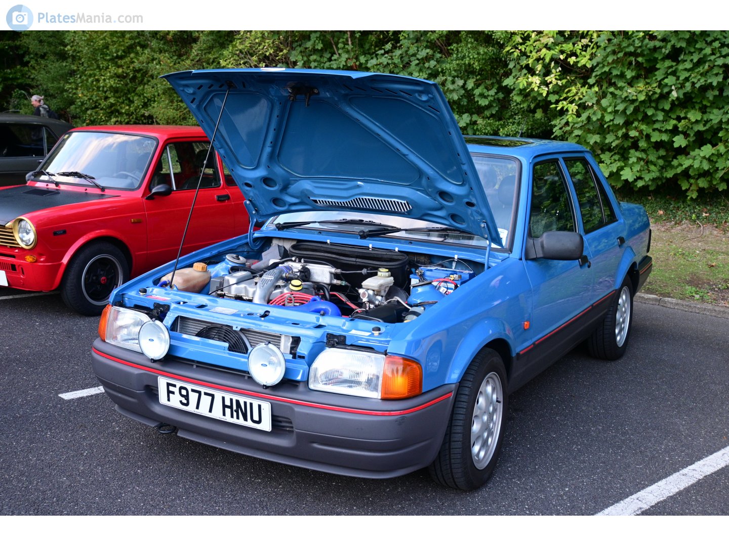 F977HNU, Ford Orion 1st gen (AFF), facelift, 1986–1990