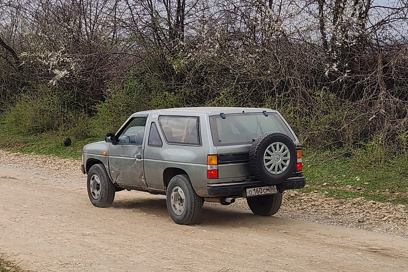 о 160 см 50, Nissan Terrano 1st gen 3-door SUV (YD21/WD21), 1986–1990