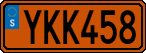 License plate of Sweden, Sportcars