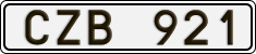 License plate of Sweden, Regular plates