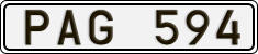 License plate of Sweden, Regular plates