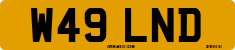 License plate of the United Kingdom, 1983 year system
