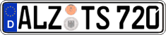 German license plate, Regular plates