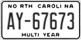North Carolina, Multi Year (AB-12345)