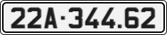 License plate of Vietnam, Cars
