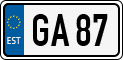 License plate of Estonia, Motorcycles