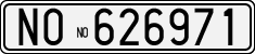 License plate of Italy, Cars (1927 year series)