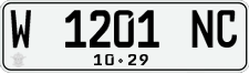 License plate of Indonesia, Regular plates
