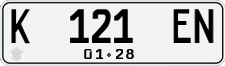 License plate of Indonesia, Regular plates