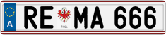 License plate of Austria, Vanity Plates