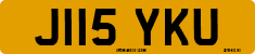 License plate of the United Kingdom, 1983 year system