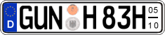 German license plate, Seasonal plates (Oldtimers)