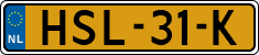 License plate of the Netherlands, Cars