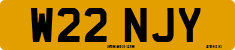 License plate of the United Kingdom, 1983 year system