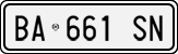 License plate of Italy, Cars (1994 year series)